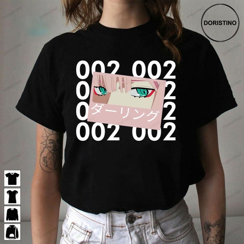 002 Zero Two Darling In The Franxx Limited Edition T-shirts